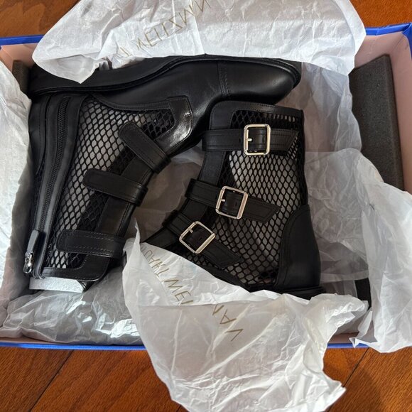 Stuart Weitzman Sydney Lift Black women's boots - Picture 9 of 13